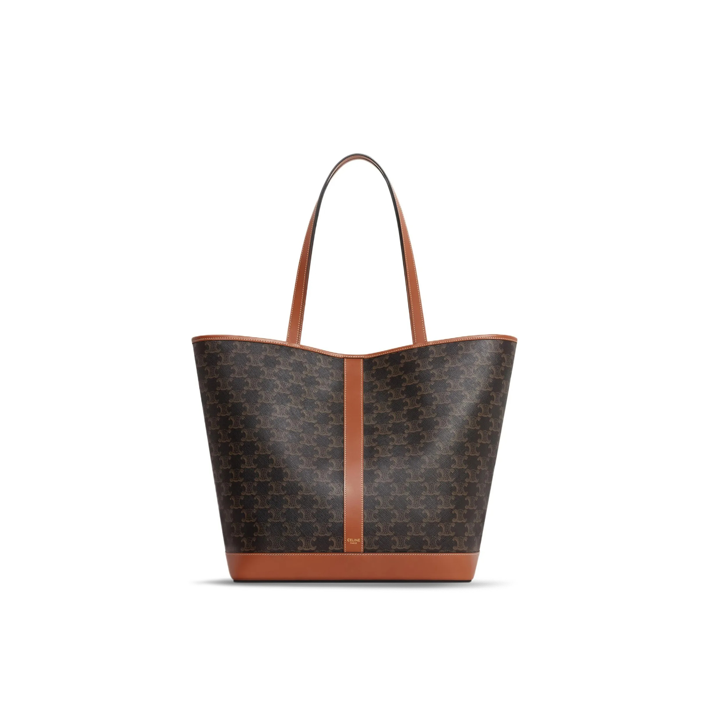 Ce**e medium tote bag triomphe in triomphe canvas and lambskin 115072cas.04lu (31.5*31.5*16cm)